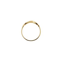 Large Yellow Gold Infinity Ring