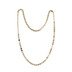 Collana disc sequin in Oro Bianco e Giallo