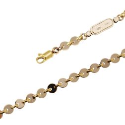 Bracciale disc sequin in Oro Bianco e Giallo