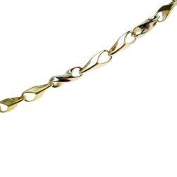 Collana 2+1 torchon in Oro Giallo e Bianco