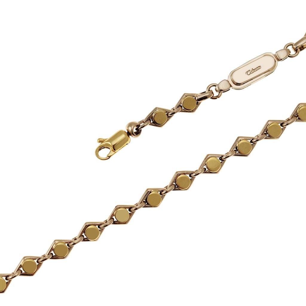 D&R necklace in White and Yellow Gold