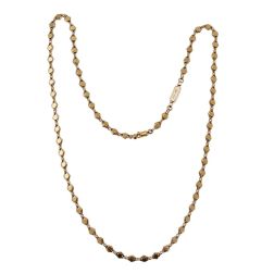 Collana D&R in Oro bianco e giallo