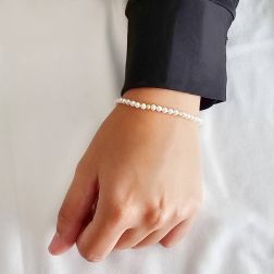 Bracciale Perle Delicious Oro Giallo foto indossata