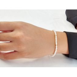 Bracciale Perle Delicious Oro Giallo foto indossata