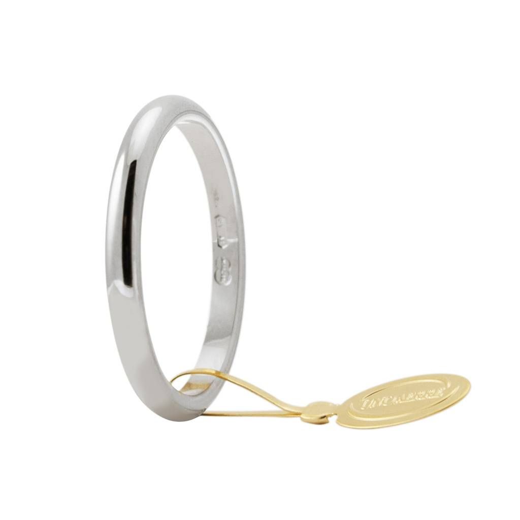 Fede Classica Francesina 3gr UNOAERRE Oro Bianco