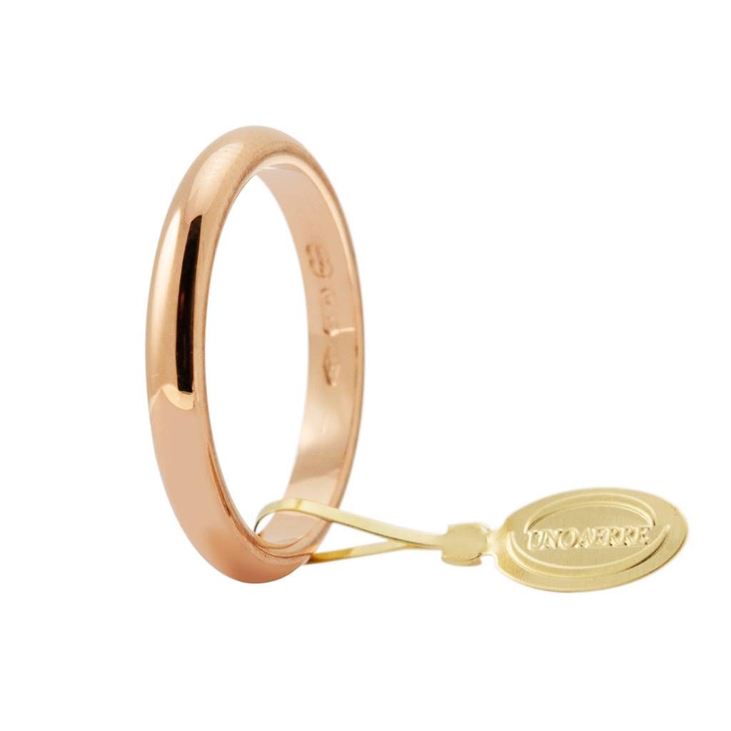 Fede Classica Francesina 4gr UNOAERRE Oro Rosa