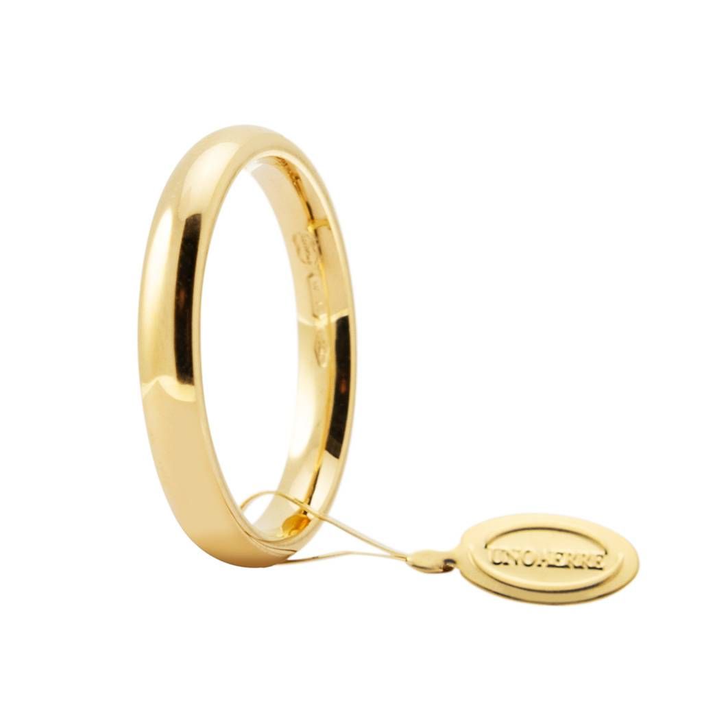 Fede Comoda 3mm oro giallo UNOAERRE