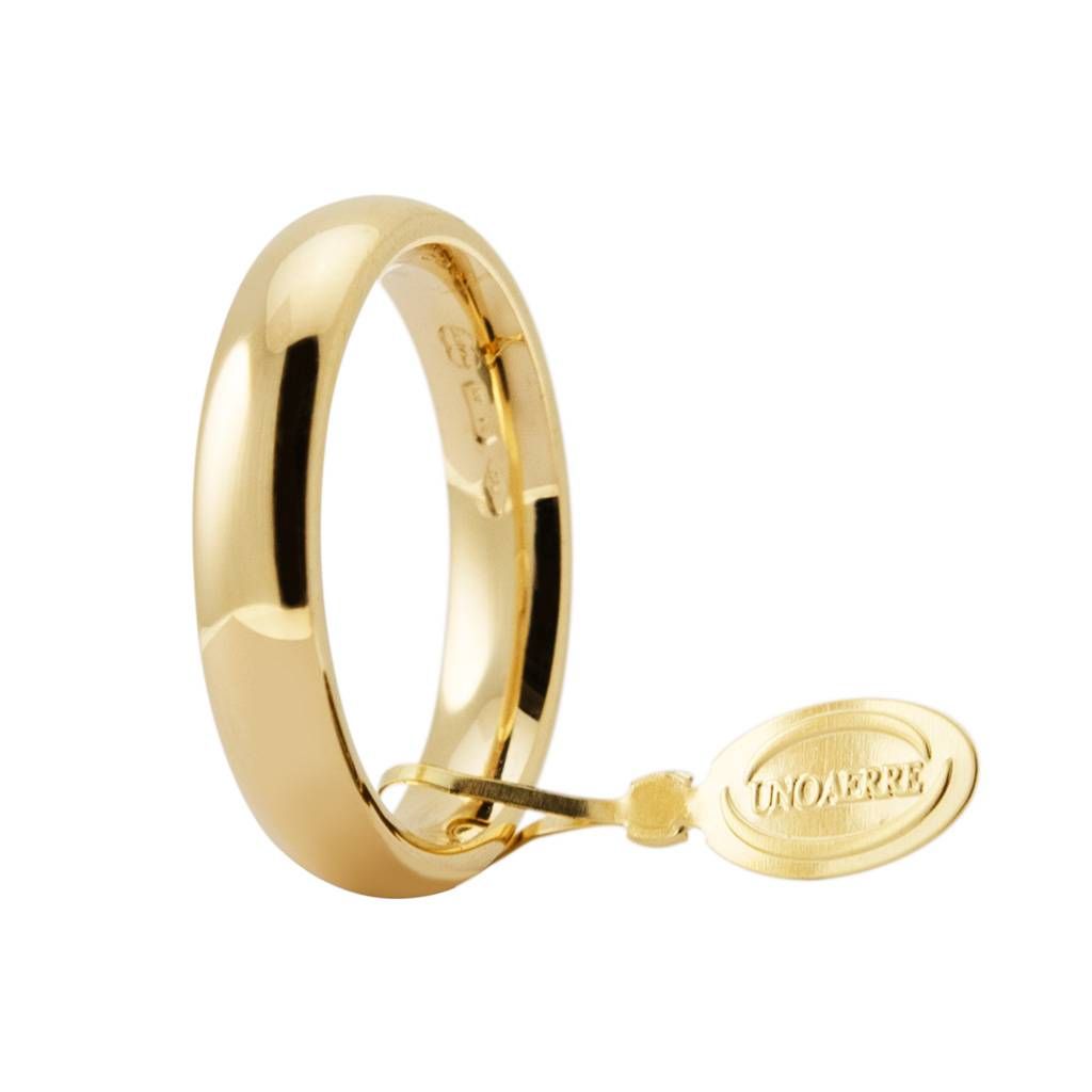 Wedding Band Comfortable UNOAERRE 4 mm