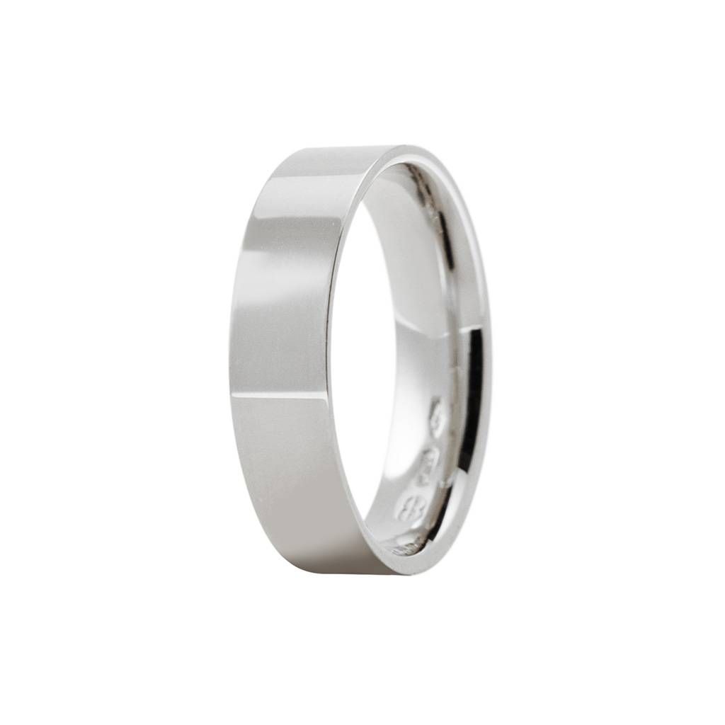 Wedding Band Unoaerre Cerchi di Luce 5 mm White Gold