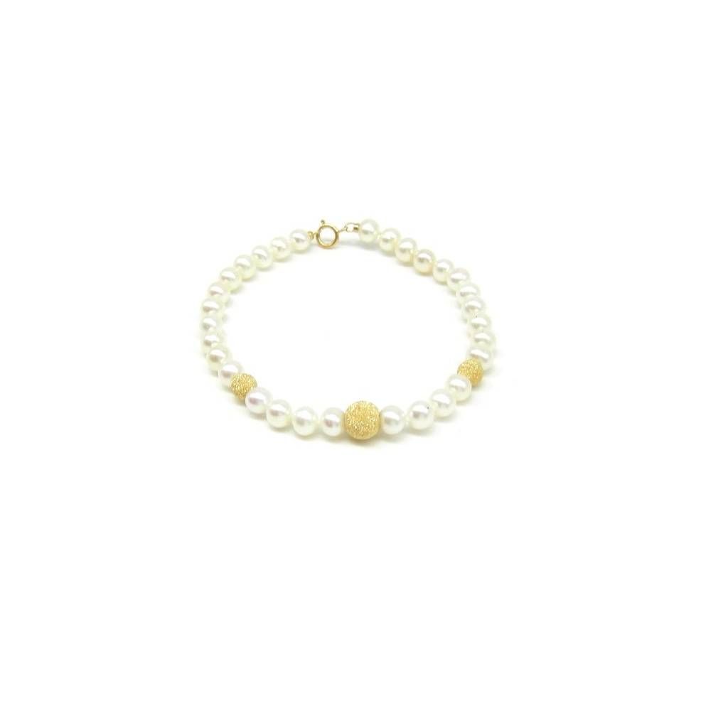 Yellow gold Scalar Beads bracelet