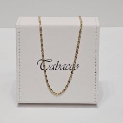 Collana Pernice 50cm x 2.70mm in Oro Giallo