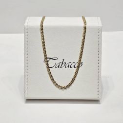 18kt Yellow Gold 50cm x 3.50mm Traversino Necklace