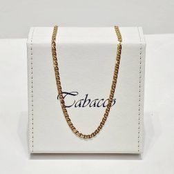 Collana Traversino 50cm x 3.50mm in Oro Giallo 18kt