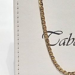 Collana Traversino 50cm x 3.50mm in Oro Giallo 18kt