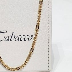 Collana Grumetta alternata con Pernice 50cm x 4.20mm