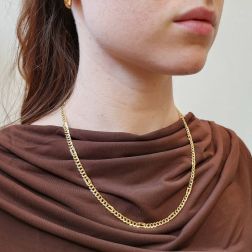 Collana Grumetta alternata con Pernice 50cm x 4.20mm foto indossata