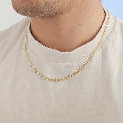 Collana lumachina 50cm x 3.30mm foto indossata