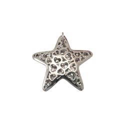 Ciondolo Stella Marina Diamanti 3cm retro