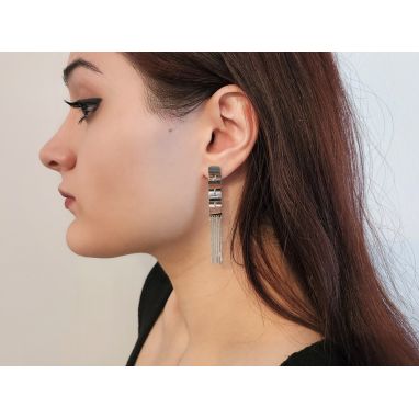 Orecchini Pendenti In Peridoto Naturale 1,36 Ct, Argento 925, LOKILOKI – Eleganza Verde Per Donna