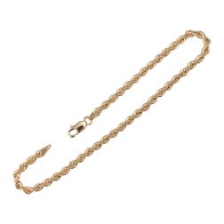 Bracciale Corda Oro giallo 16cm x 3.3mm