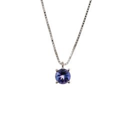Girocollo Punto Luce Tanzanite 5mm