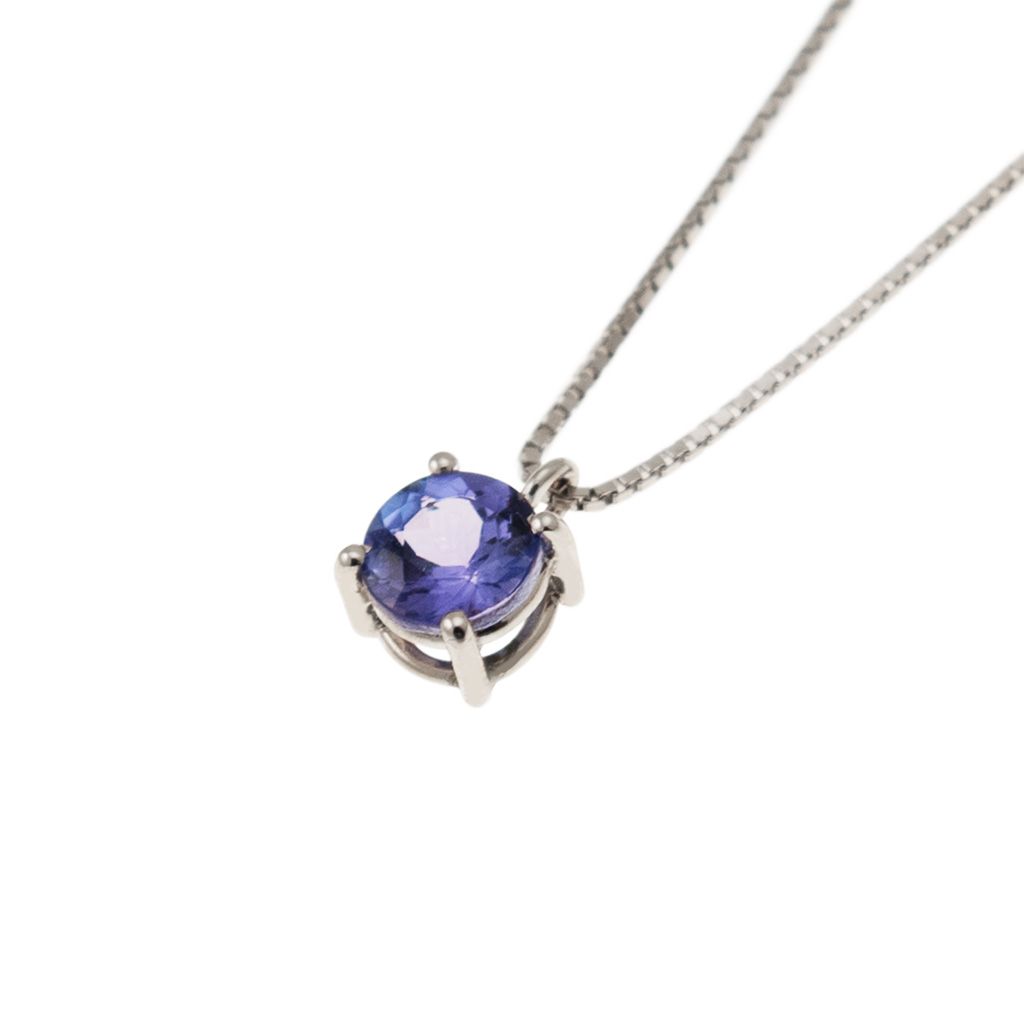 Girocollo Punto Luce Tanzanite 5mm