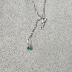 Girocollo Punto Luce Smeraldo 3.5mm