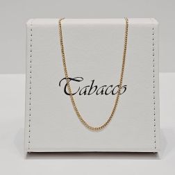 50cm x 1.9mm Yellow Gold Curb chain Necklace