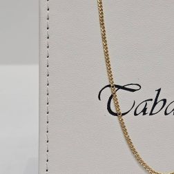 50cm x 1.9mm Yellow Gold Curb chain Necklace