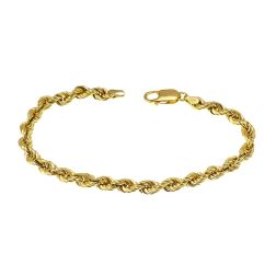 Bracciale Corda oro giallo x 4.80mm