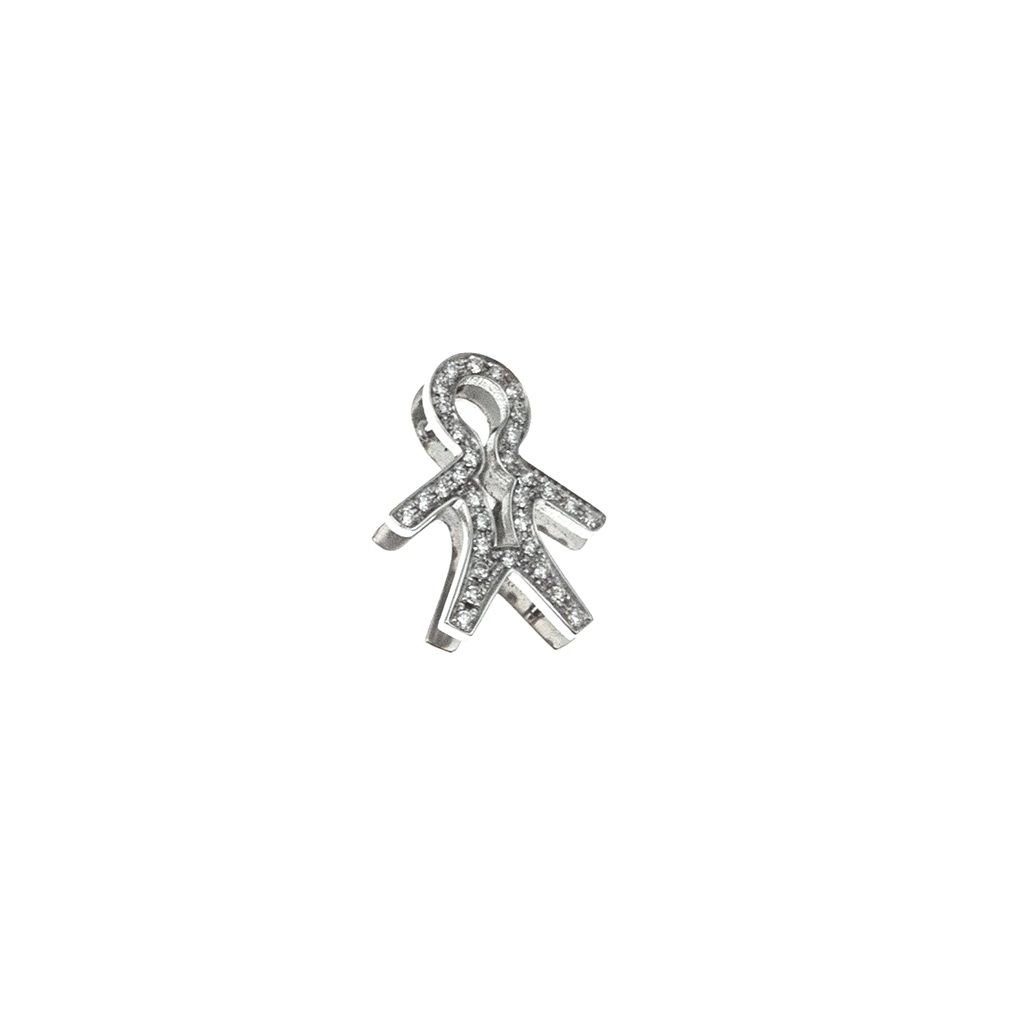 Baby in White gold and Diamonds Pendant