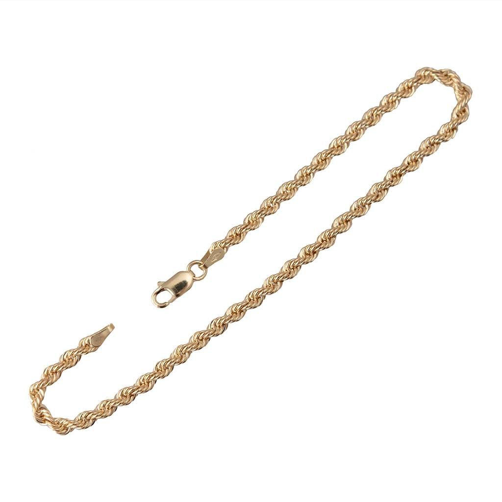 Rope Bracelet Yellow Gold x 3.30mm