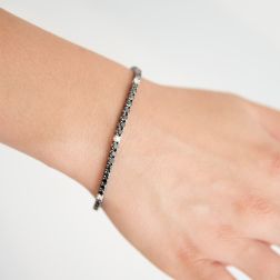 Bracciale Tennis DOT x 2.90mm foto indossata