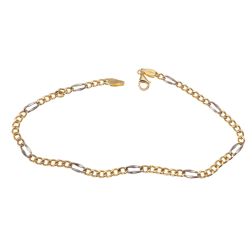 Two-tone 6+1 grumetta bracelet