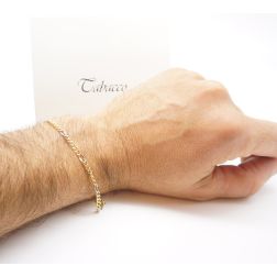 Photo of worn Two-tone 6+1 grumetta bracelet