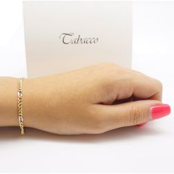 Photo of worn Two-tone 6+1 grumetta bracelet