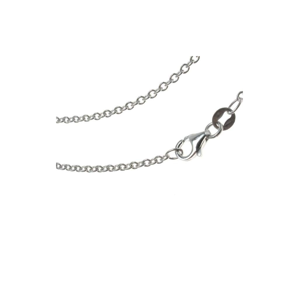 Girocollo 40cm Rolò 2.10mm in Oro Bianco