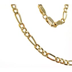 Bracciale a catena 3+1 Oro Giallo