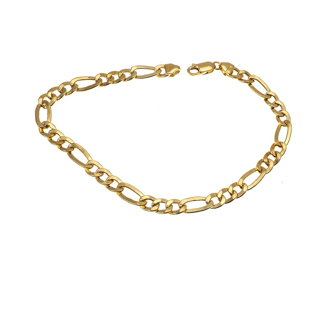 Bracciale a catena 3+1 Oro Giallo