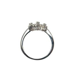 Trilogy Diamonds Flower Ring - Width 4.50mm