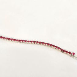Ruby Tennis Bracelet x 2,8mm