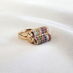 Anello Caleidoscopio Oro Rosa