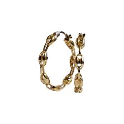 Boccole catena marinara oro Giallo  - Grande