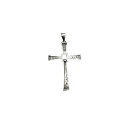 Jointed Cross Pendant with Diamonds