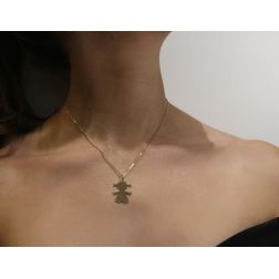 Photo of worn Charm Big Size Baby-Girl yellow gold