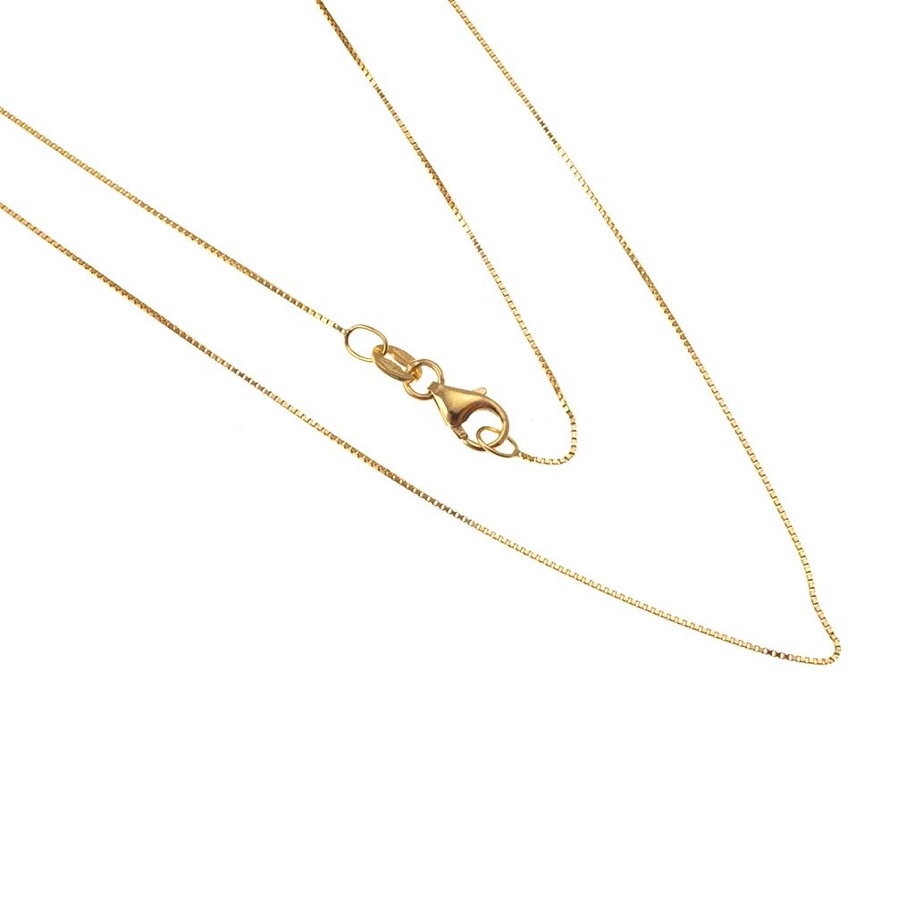 Collana Veneta in Oro Giallo - Chiusura Moschettone