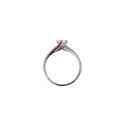 Solitaire ring Panarea GIA Diamond 0.46ct G VVS1 - Italian Size 13