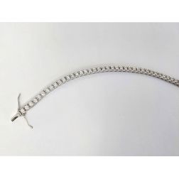 Bracciale Tennis a Piramide Diamanti 20cm x 3.70mm