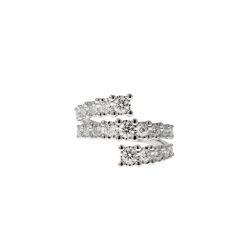 Half-eternity Contrarié ring with 1.15ct Diamonds