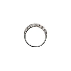 Half-eternity Contrarié ring with 1.15ct Diamonds